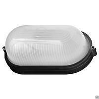 Светильник банный Navigator NBL-O1-60 E27 60Вт IP54 Овал Черный 195х75мм картинка 